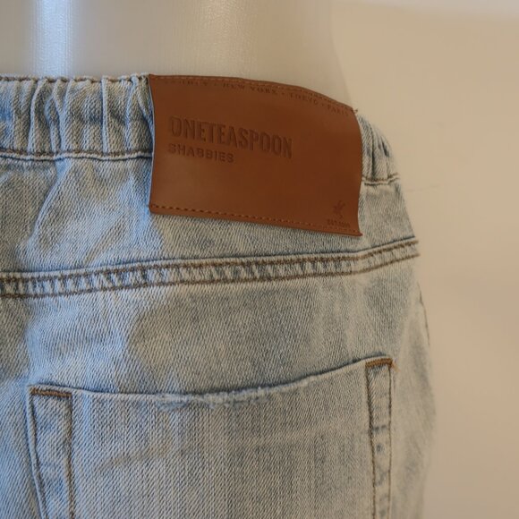 One Teaspoon Light Blue Distressed Jeans - Picture 8 of 11